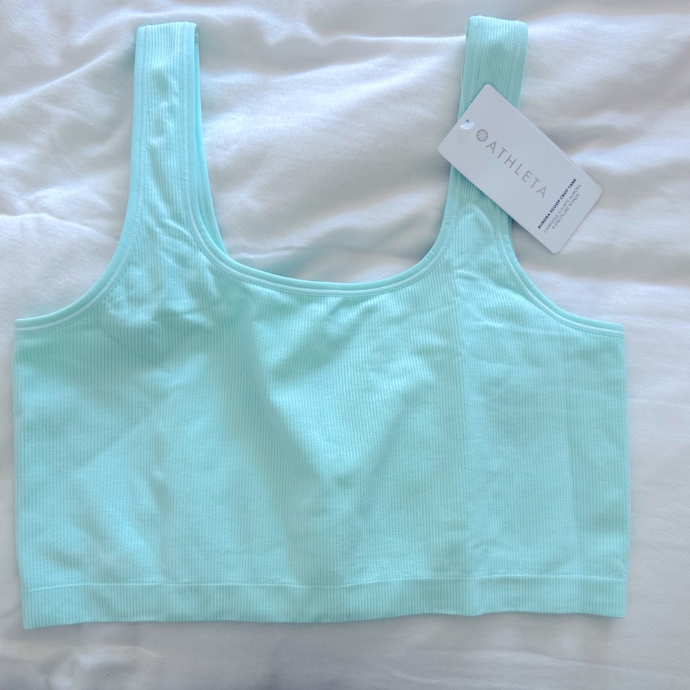Athleta Aurora Scoop Neck Crop Tank